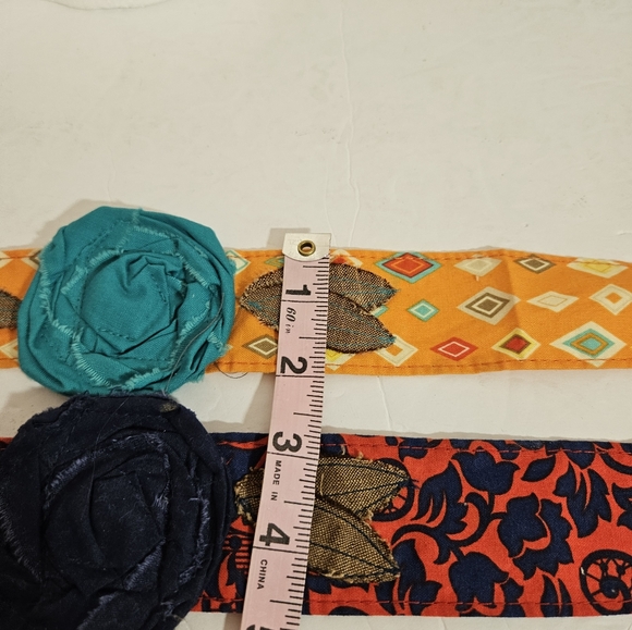 Vintage Pattern cloth headbands. Set of 2 EUC. - Picture 8 of 11